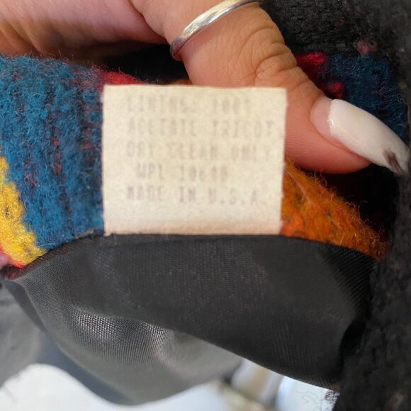 Vintage Jofeld  Man Made Navajo Print Jacket - Picture 9 of 9